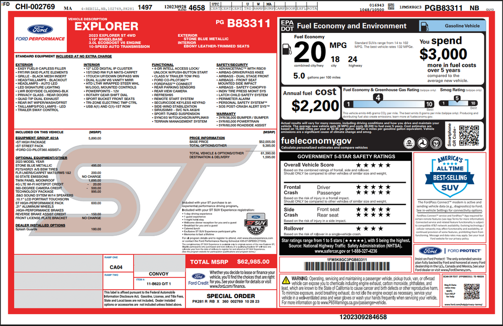 2023 Ford Explorer ST