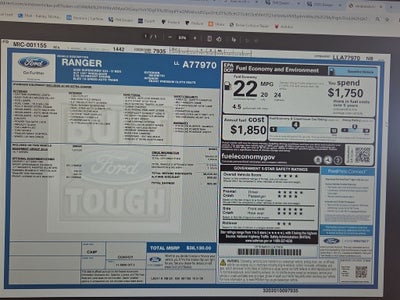 2020 Ford Ranger XLT