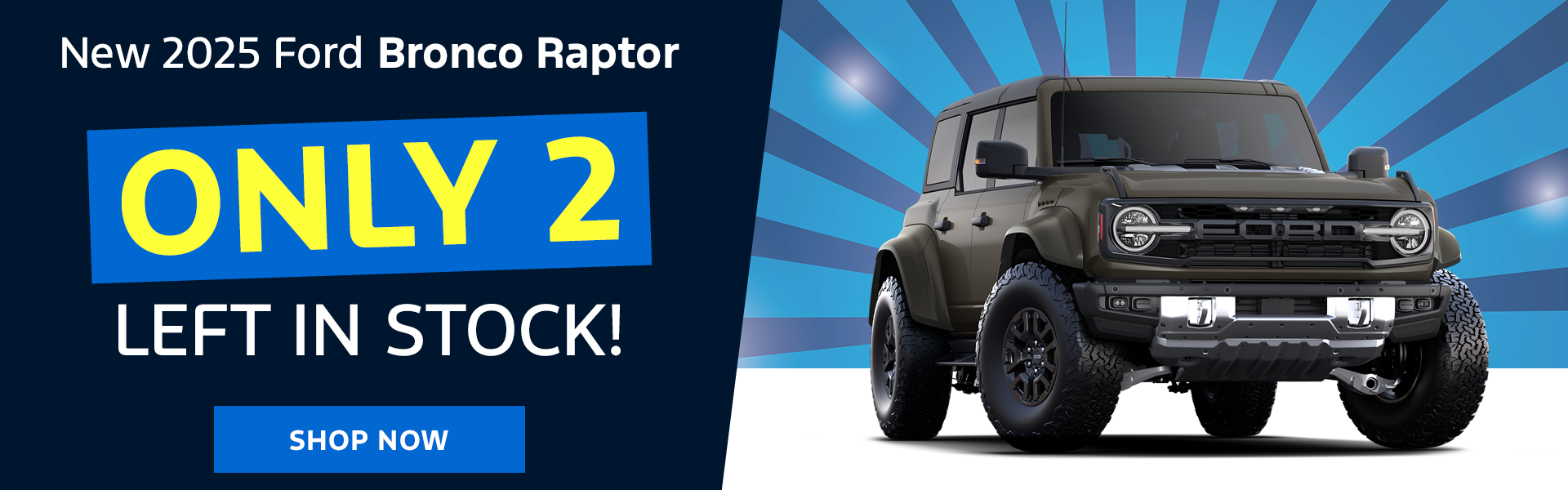 New 2025 Ford Bronco Raptor