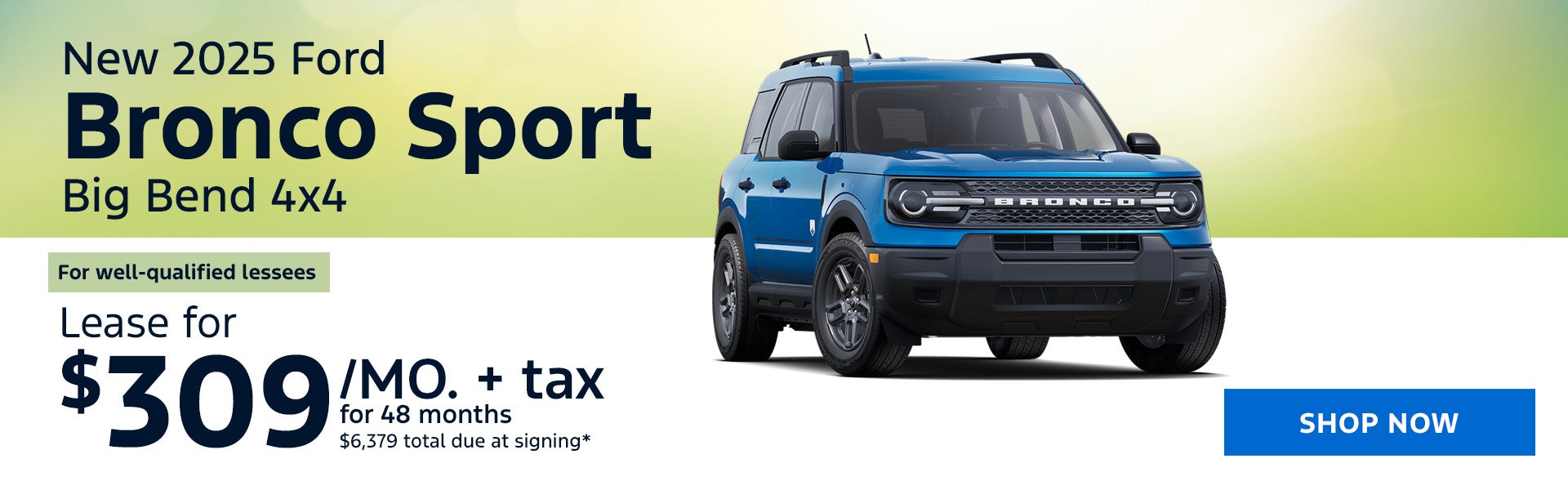 New 2025 Ford Bronco Sport Big Bend 4x4