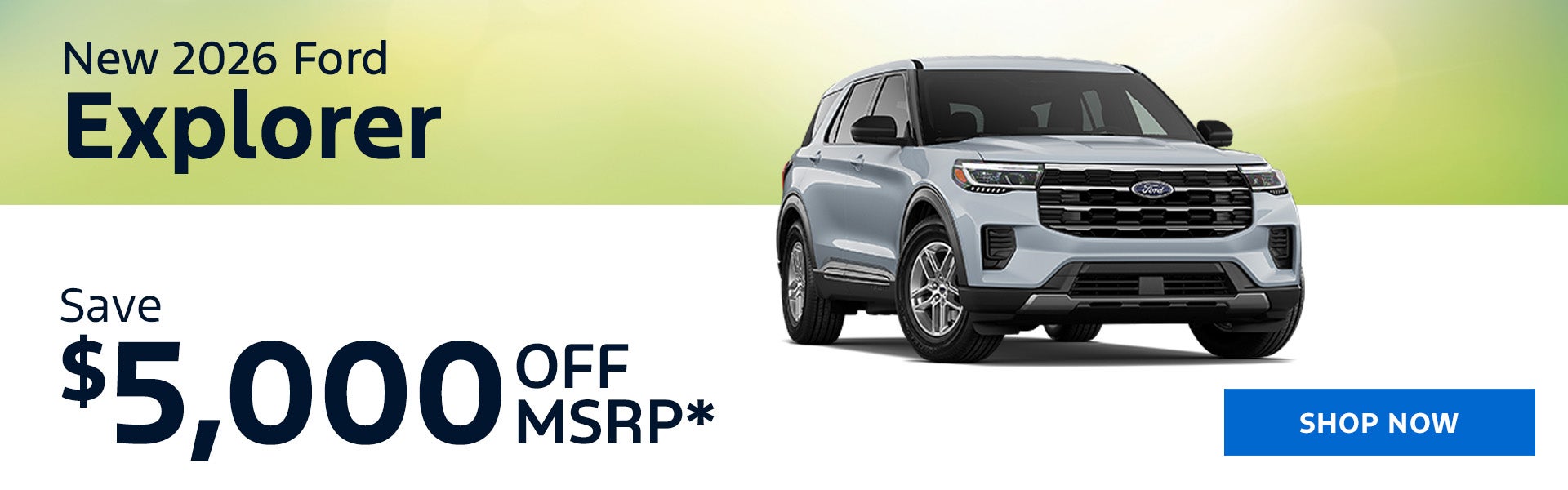 New 2026 Ford Explorer