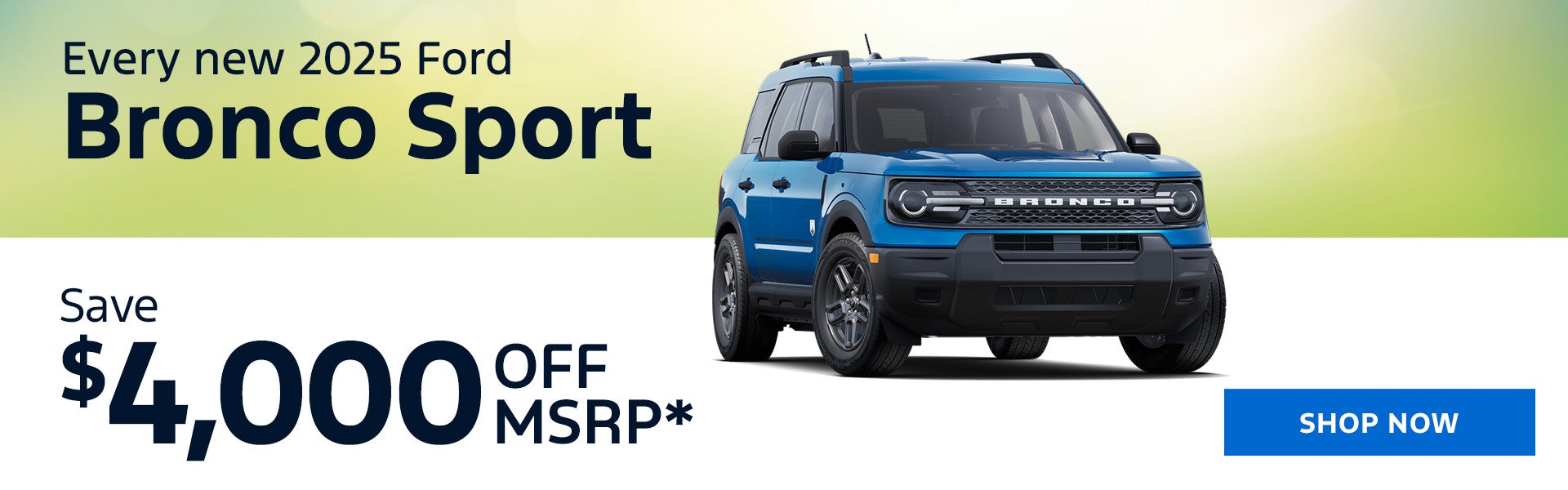 New 2025 Ford Bronco Sport