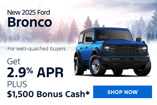 New 2025 Ford Bronco