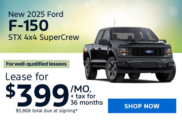 New 2025 Ford F-150 STX 4x4 SuperCrew