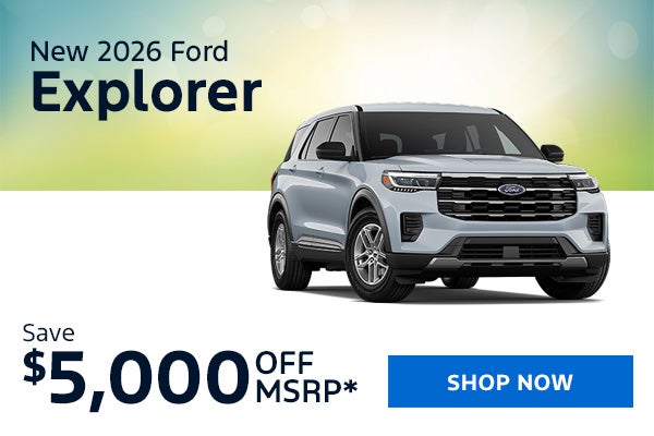 New 2026 Ford Explorer